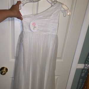Girls size 8 white dress nwt